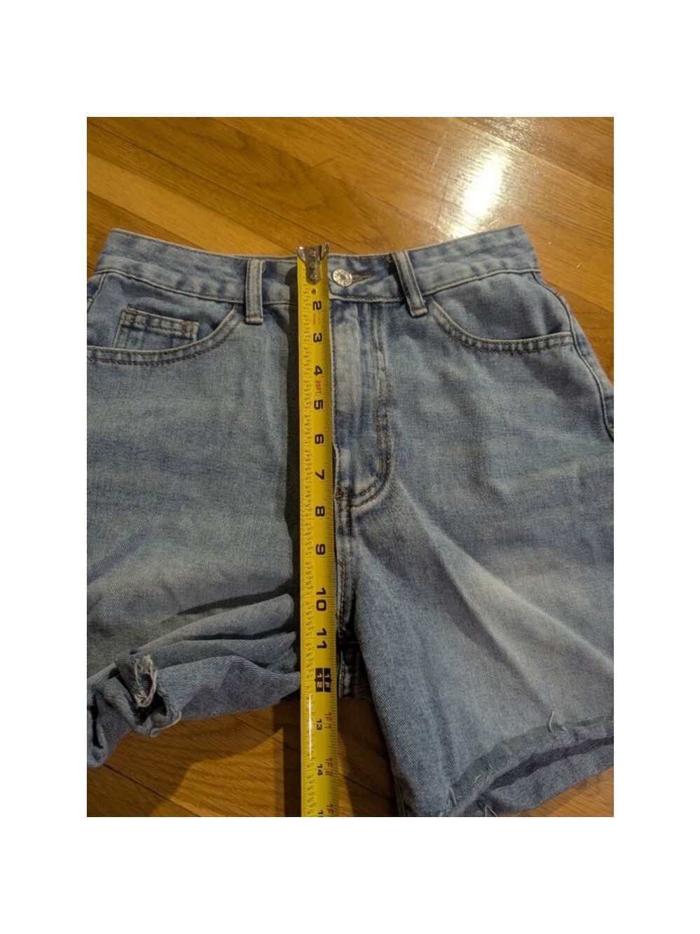Shein Denim Cut Off Jean Shorts Size 26 - Picture 5 of 7